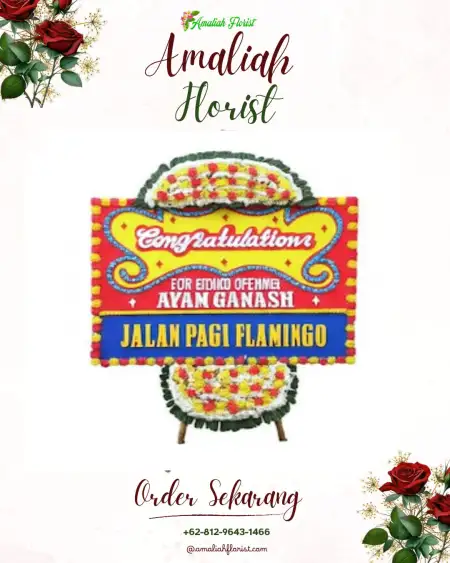 Sewa Papan Bunga Manunggang Julu