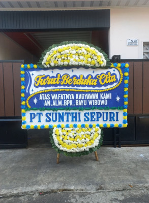 Papan Bunga Duka di Manunggang Julu